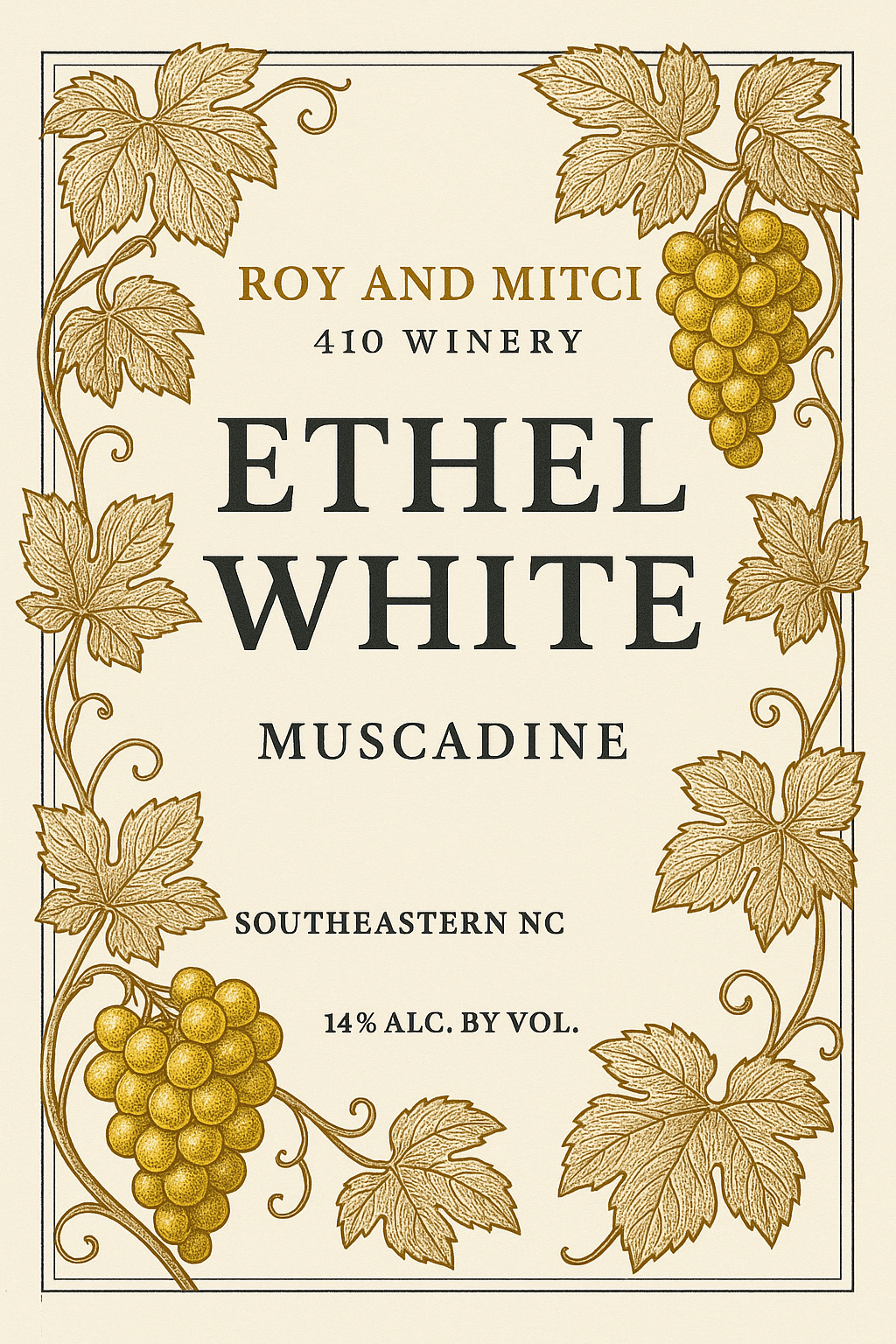 Ezra Red-Classic Semi-Sweet Muscadine Wine (Bulk Case)